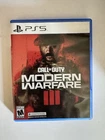 Activision Call of Duty Modern Warfare III PS5 Manual Multiplayer Zombies M 2023