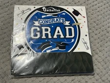 Blue 2023 Graduation Table Decorations Centerpiece Party Supplies