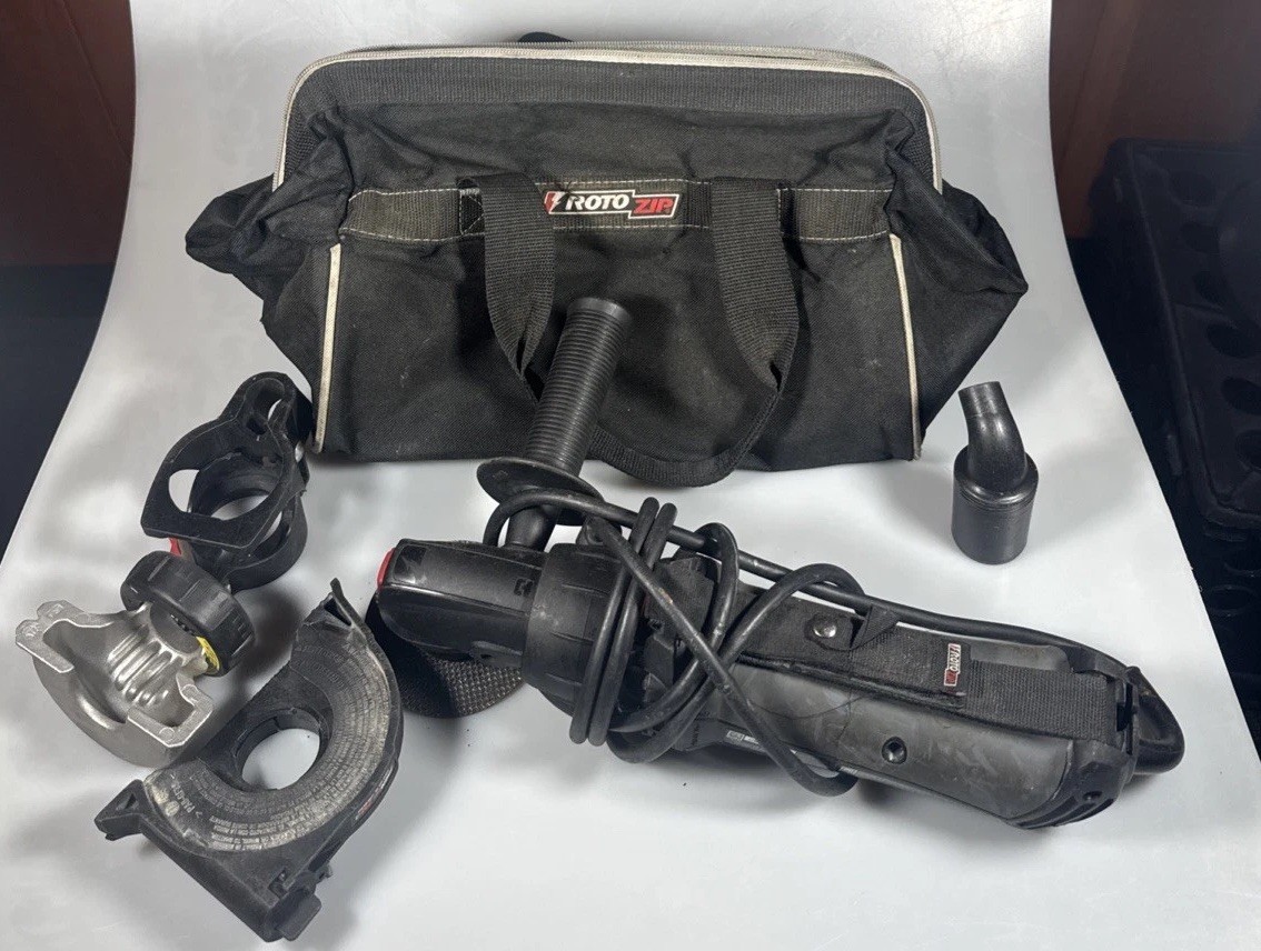 ROTOZIP ROTOSAW CORDED MODEL SS560VSC WITH BAG AND ACCESSORIES | eBay