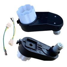 2 Pcs Kids Ride On Car Gearbox 12V390 20000RPM,for Powered Wheel Large, Black