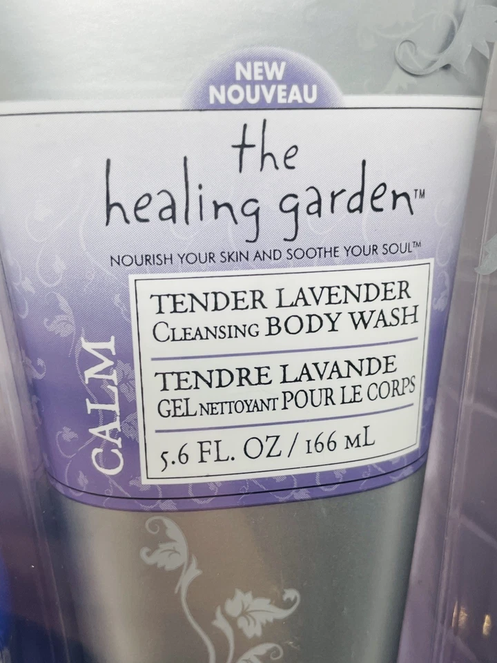 The Healing Garden Calm Tender Lavanda Set de Regalo Jabón Lavado Corporal Loción 4oz Niebla Foto 3 de 4