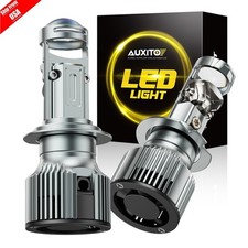 Auxito H7 Bi Led Projector Lens Led Headlight Bulbs 500000lm High Low Beam 100w