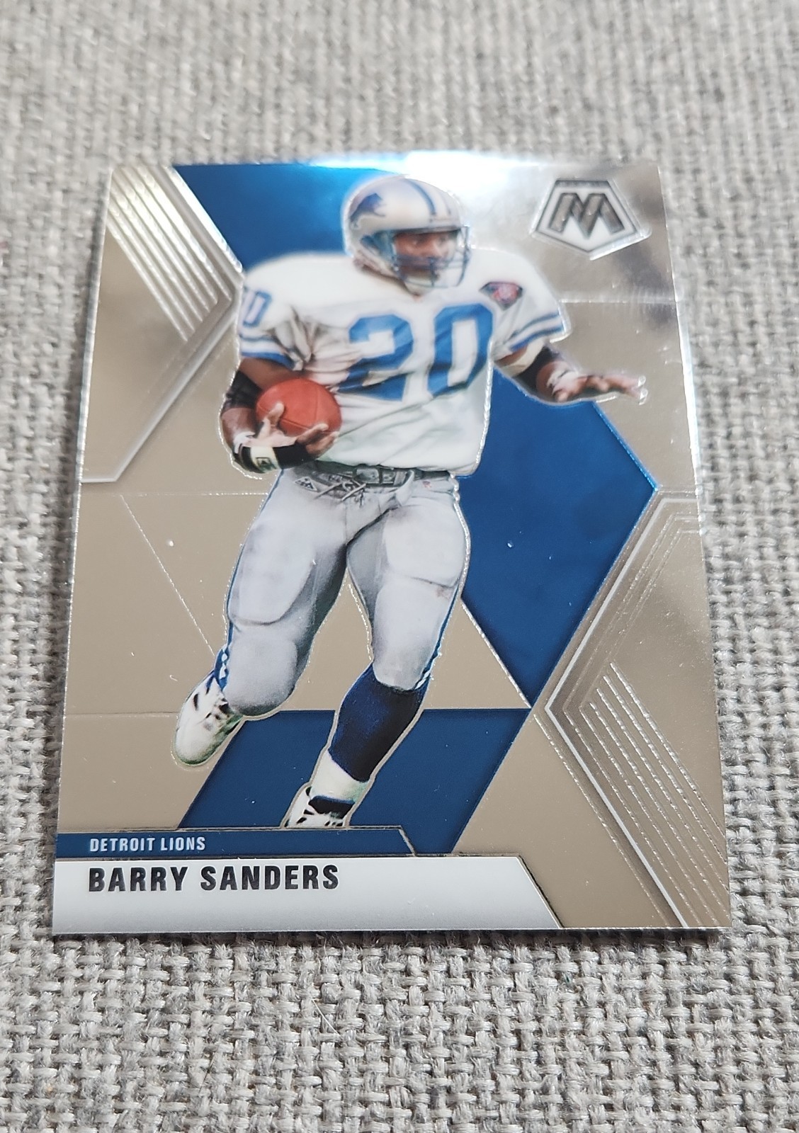 2020 Panini Mosaic - Barry Sanders #76 Silver Prizm