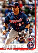 2019 Topps Willians Astudillo #448A Minnesota Twins Baseball Card