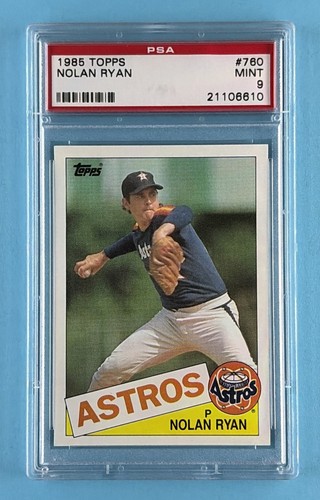1985 Topps #760 Nolan Ryan - PSA 9 MINT