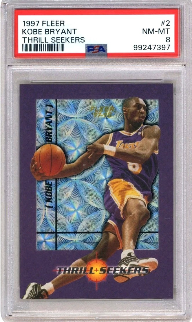 1997-98 Fleer - Thrill Seekers Kobe Bryant #2 TS