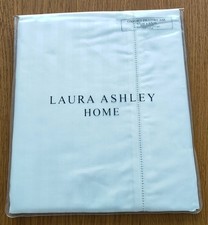 LAURA ASHLEY Shalford White Large Square Oxford Pillowcase 65 x 65 cm BNWT