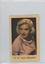 1962 Dutch Gum TV Stars Jayne Mansfield #TV72 05lf