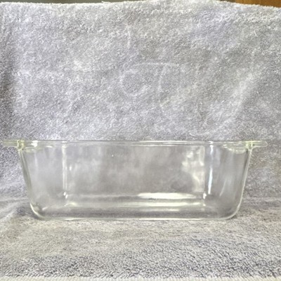 Pyrex Clear Glass 2.0L Rectangle Loaf Pan Oven Microwave Safe