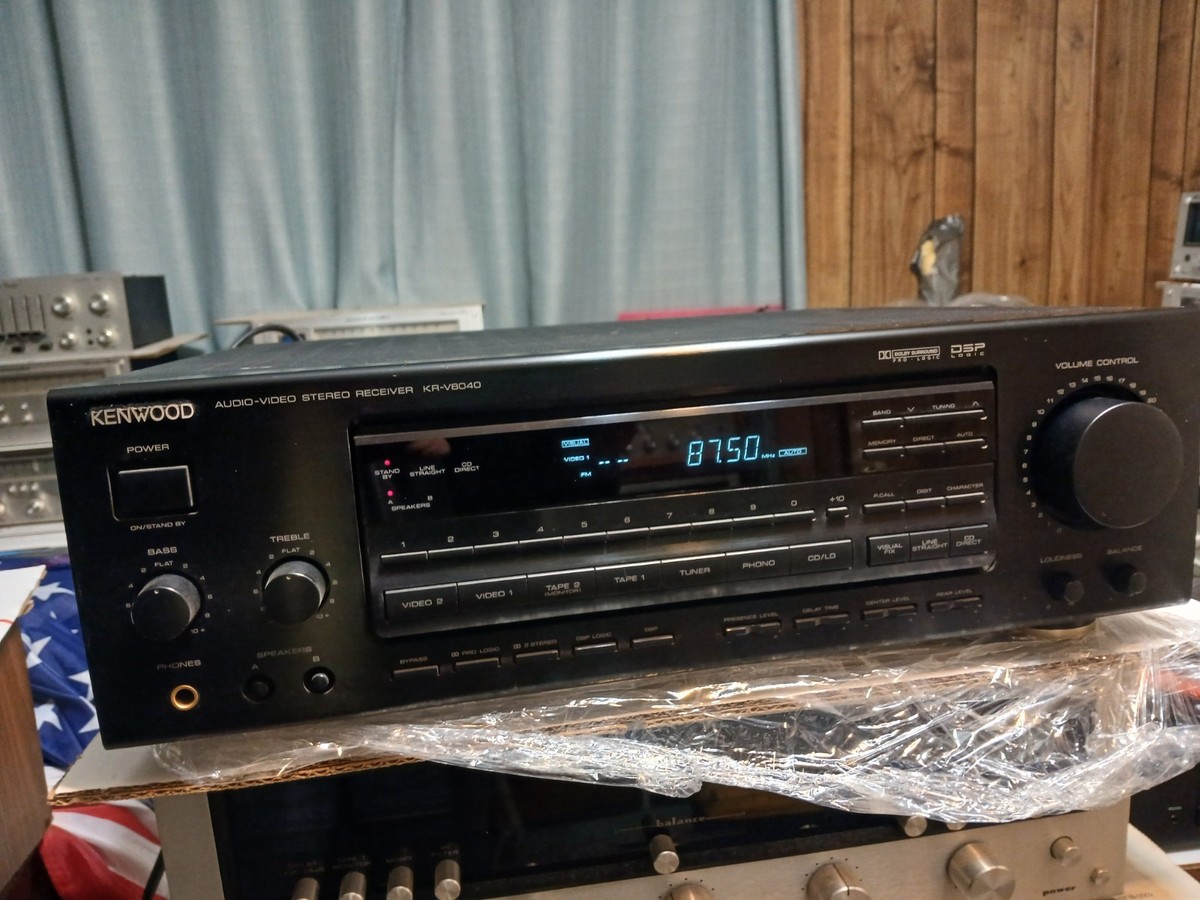 KENWOOD KR-V8040 AUDIO VIDEO STEREO RECEIVER | eBay