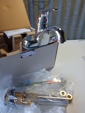 ProFlo Bathroom Sink Faucet 3-Hole Pop-Up Centerset Polished Chrome
