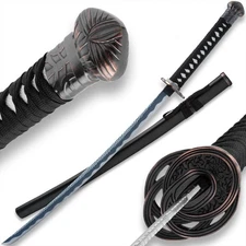 Elden Ring's Moonveil Katana | Black Scabbard | 25 1/2" Blade | 37 1/2" Overall