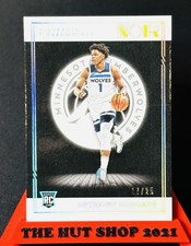 Anthony Edwards 2020-21 Noir Silver Prizm Rookie /25! #148 Association Edition!