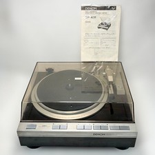 DENON DP-47F Turntable Direct Drive Full Auto Record Rotation OK as is