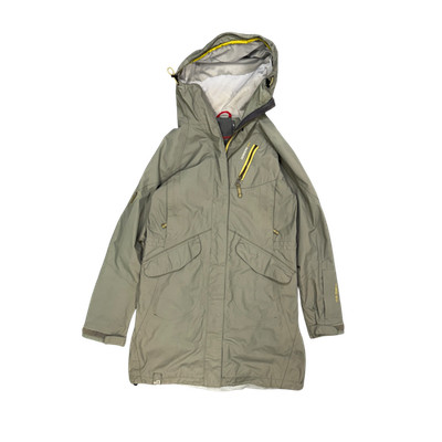 Didriksons Vintage Jacket Khaki Parka Jacket Nylon Size S / 36 / 8