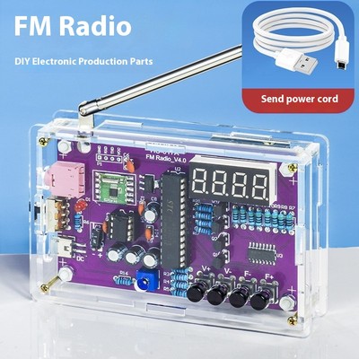 Radio Assembly Kit FM Circuit Board Making Electronic Production Welding Practic