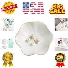 Jewelry Dish Tray, Ring Dish, Ceramic Trinket Tray, Key Bowl, Decorative Plat...