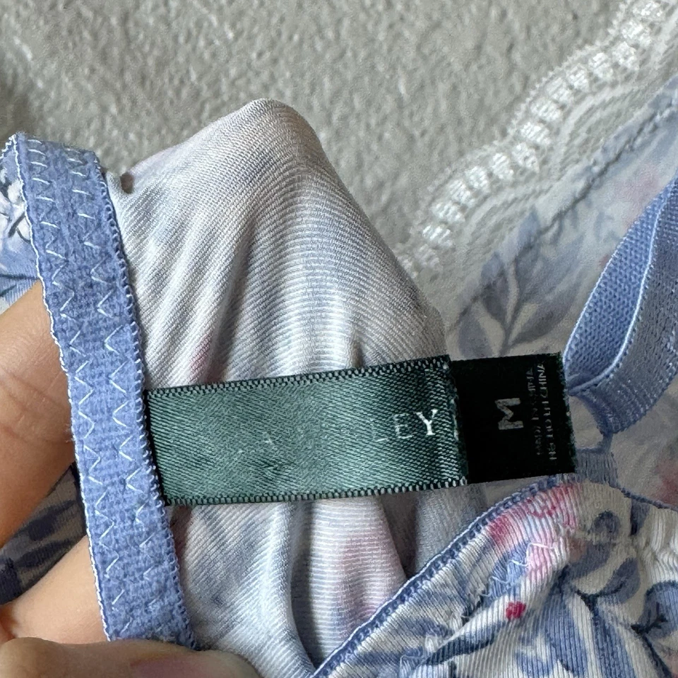 Camisón Laura Ashley Chemise Talla M Borde de Encaje Suave Correas Ajustables Salón Foto 3 de 4