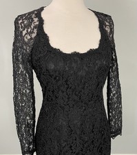 Black Lace Dress - Pencil - LBD Little Black Dress - Party Dress - Wedding Guest