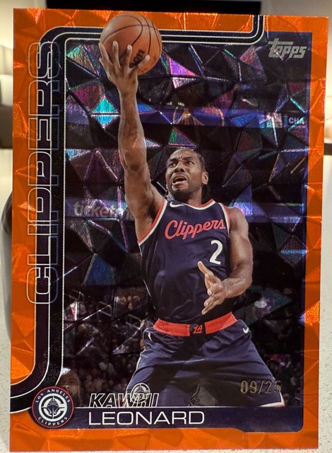 Kawhi Leonard Orange Diamante 09/25 (2025 Topps Basketball)