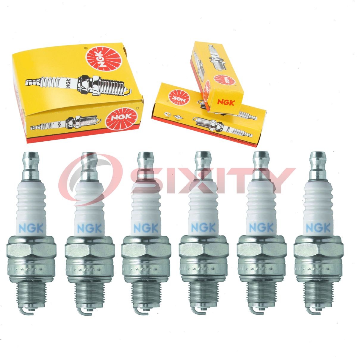 6 pc NGK 6784 CMR7A BLYB Standard Spark Plugs for RY4C 978-1 978 Ignition vd