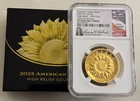 2025-W $100 High Relief Liberty Gold NGC PF70 Advance Releases Cabral + OGP