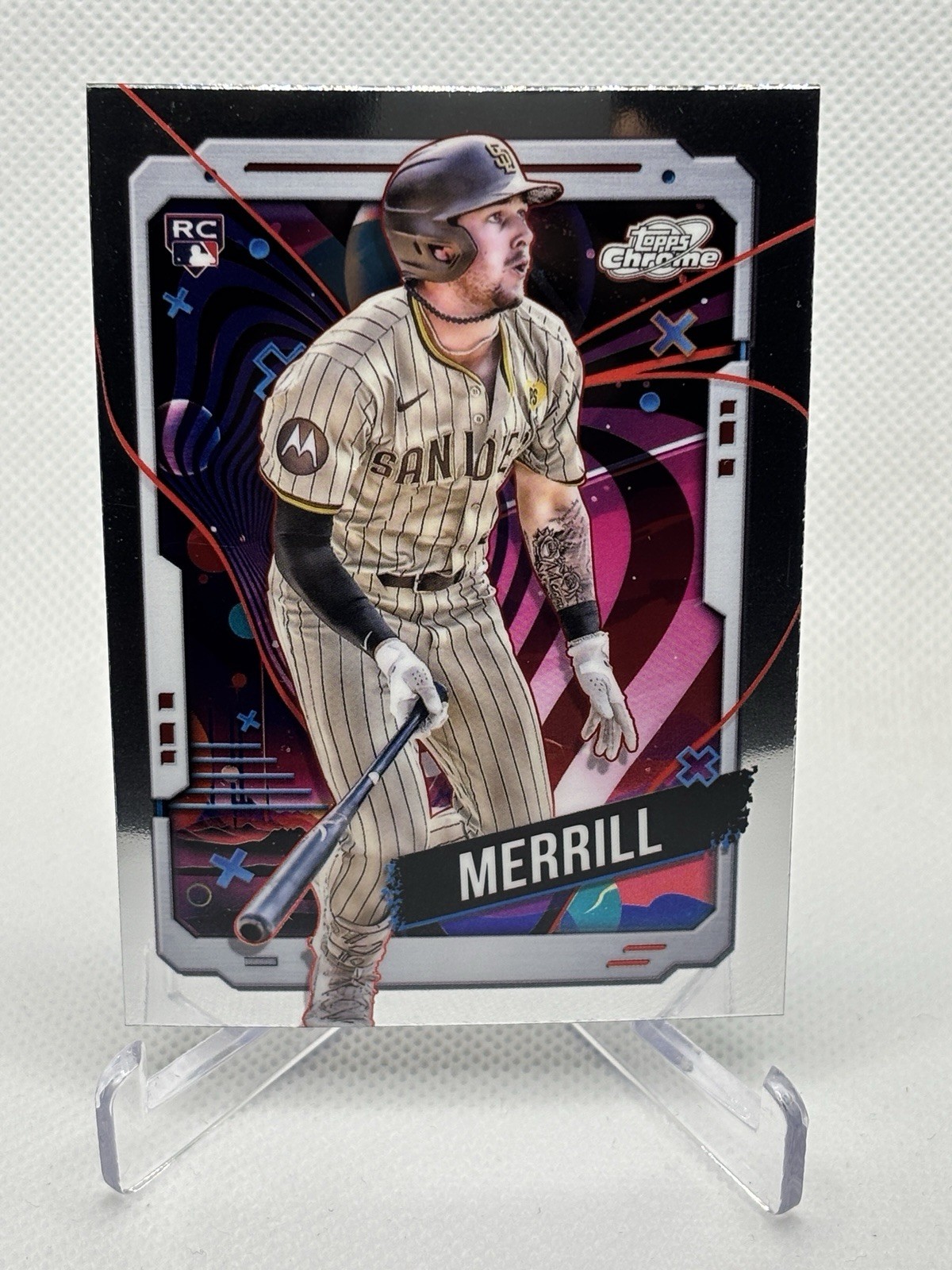 2024 Topps Chrome Cosmic Base Rookie Jackson Merrill #194 San Diego Padres