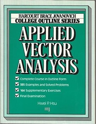 APPLIED VECTOR ANALYSIS (BOOKS FOR PROFESSIONALS) By Hwei Hsu **Excellent**