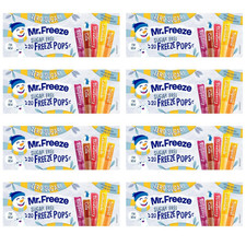 Mr Freeze Ice Pops - Sugar Free - Assorted Flavours - 20 ice lollies x 45ml