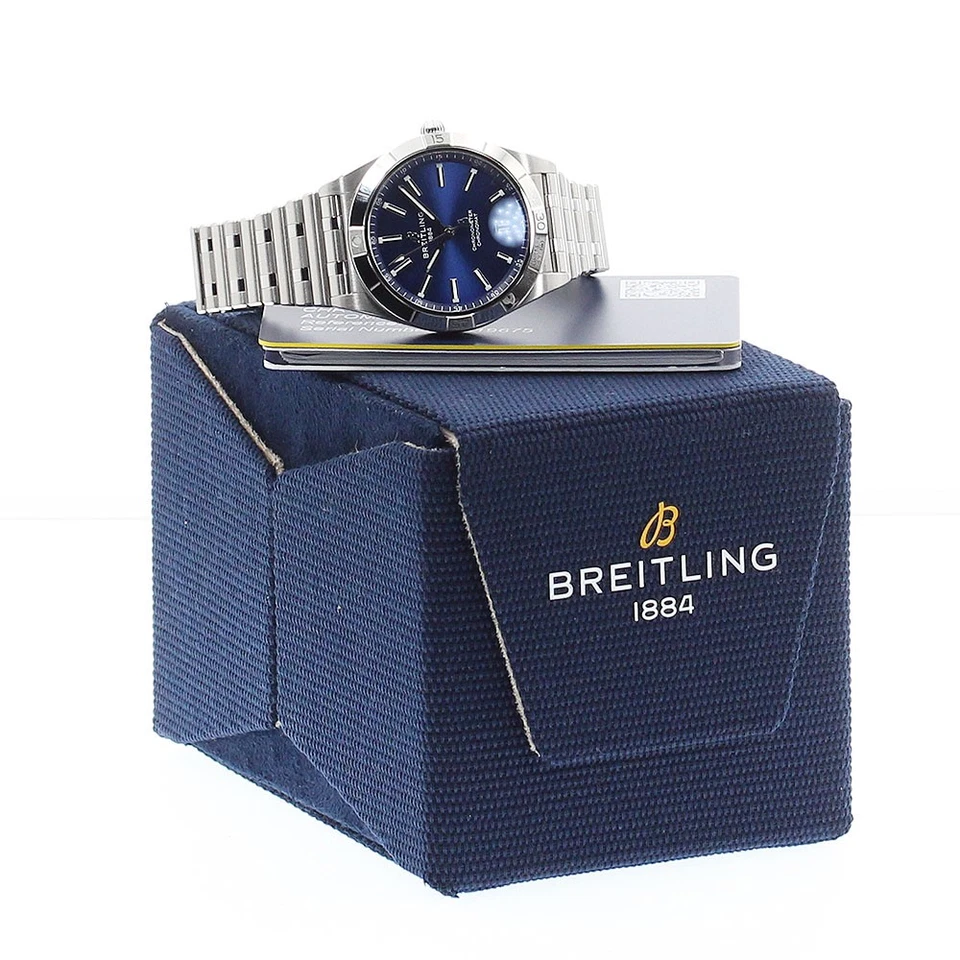 BREITLING Chronomat automatic 36 A10380 Navy Dial Automatic Ladies Watch_912227 - Image 2 of 4