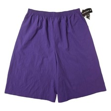 NWT Vintage Purple Crop Pants 38 in XL Culote Gaucho New Windbreaker Cropped 80s