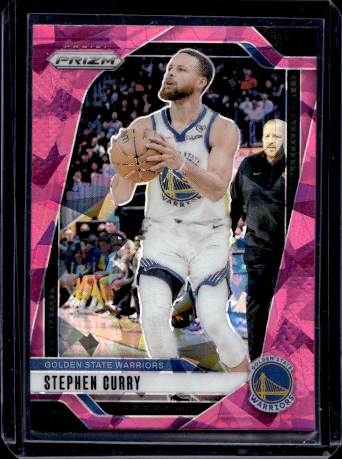 2024-25 Prizm Stephen Curry Pink Ice #134 Warriors