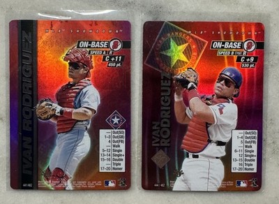 2000 2001 MLB Showdown Ivan Rodriguez 1st Edition Holo Foil Lot WOTC Pudge