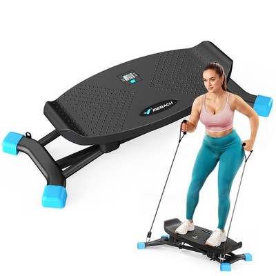 MERACH Balance Board for Adults Rocking Stepper with Resistance Bands