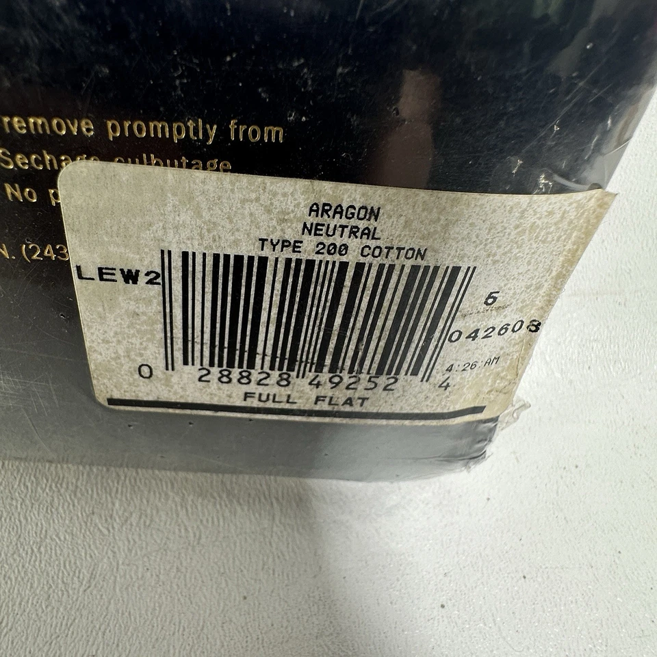 Sábana plana completa de algodón peinado vintage Ralph Lauren Aragón de leopardo Foto 4 de 4