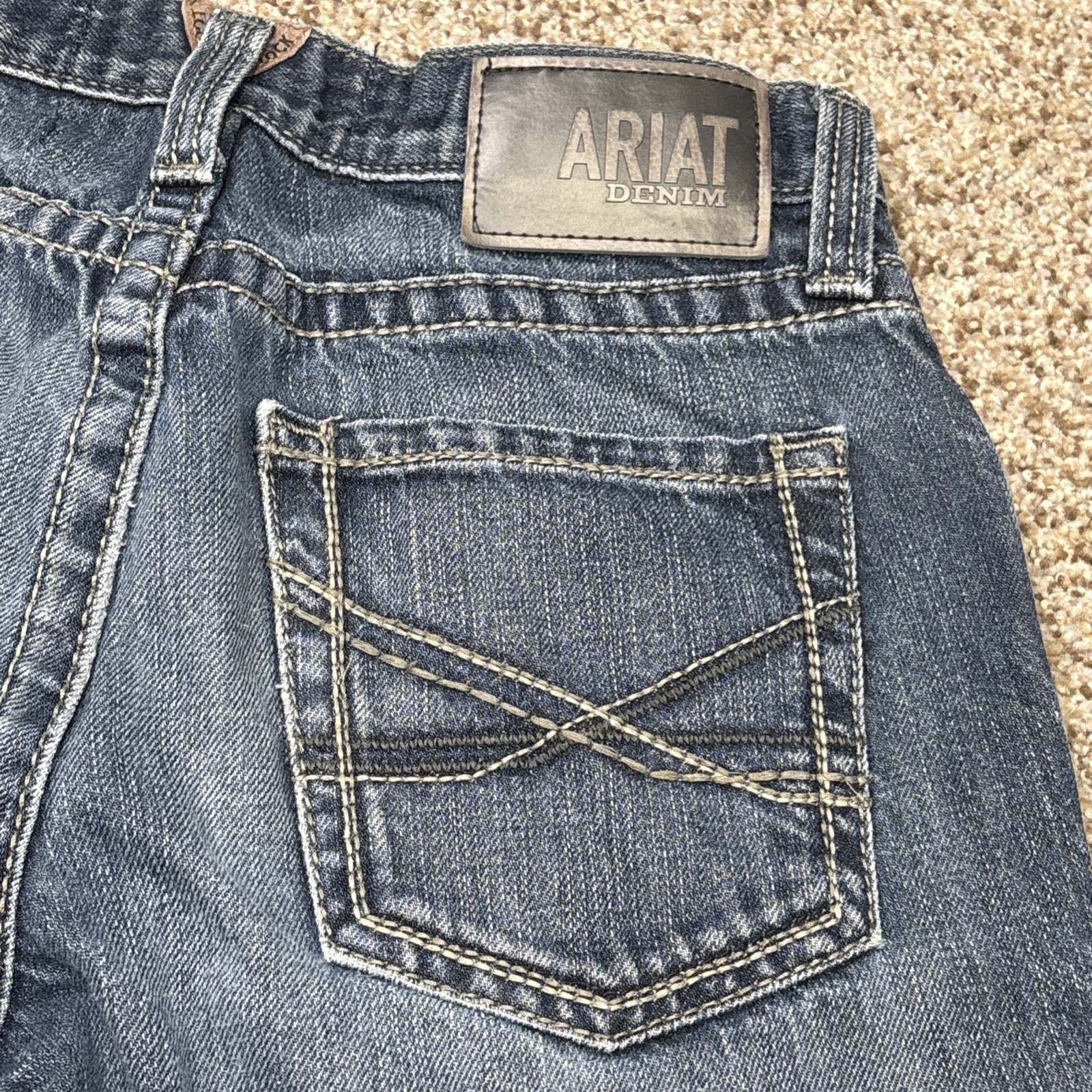 Ariat Mens M5 Slim Straight Denim Jeans Western 30/34 Fits 29 X 33 - View 16