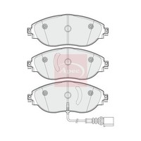 VW CC B7 2011-2017 Apec BremsbeläGe Vorne Mit Sicherungsfeder R90