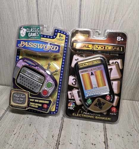 Deal Or No Deal & Password Electronic Handheld Games 2006-08 New Sealed