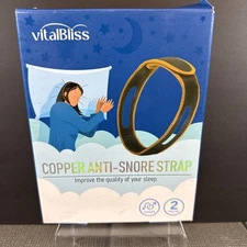 Anti-Snore Strap Vital Bliss Copper 2 Pack NIB Free Shipping