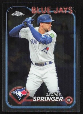 2024 Topps Chrome Base George Springer Toronto Blue Jays #134