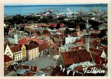 Tallinn, Raekoja plats, Town Hall Square, EESTI, ESTON Postcard