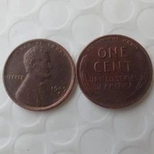 As shown in the figure---1909 S Lincoln Wheat Cent Penny Rare Sought