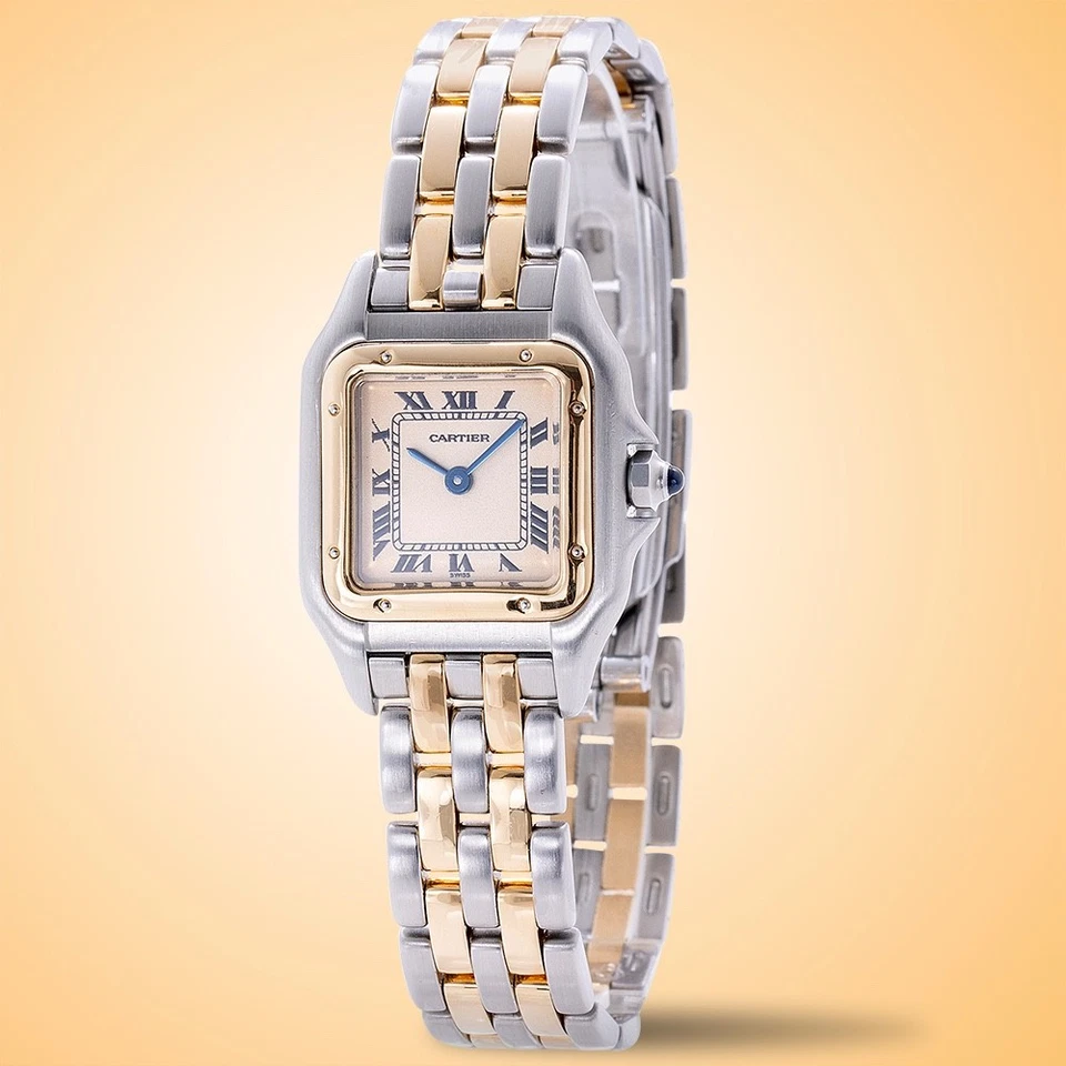 Cartier Panthère Small Size Quartz Yellow Gold / Steel Ladies Watch W25029B6 - Image 2 of 4