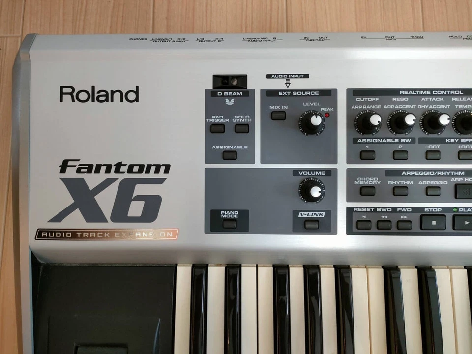 Roland Fantom X6 Synthesizer Keyboard - Image 2 of 4