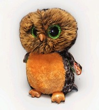 TY Beanie Boos Midnight Owl Plush 9” Stuffed Animal Halloween Toy 