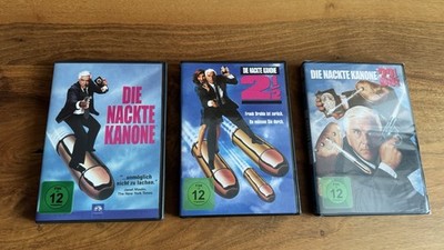Die Nackte Kanone 1-3 DVD, 1+2 Gebraucht Top, 3 Neu Original Verpackt