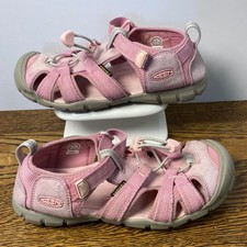 KEEN Seacamp II CNX Girls Pink Gray Hiking Water Sandals Size 3 US EU 35 1030768