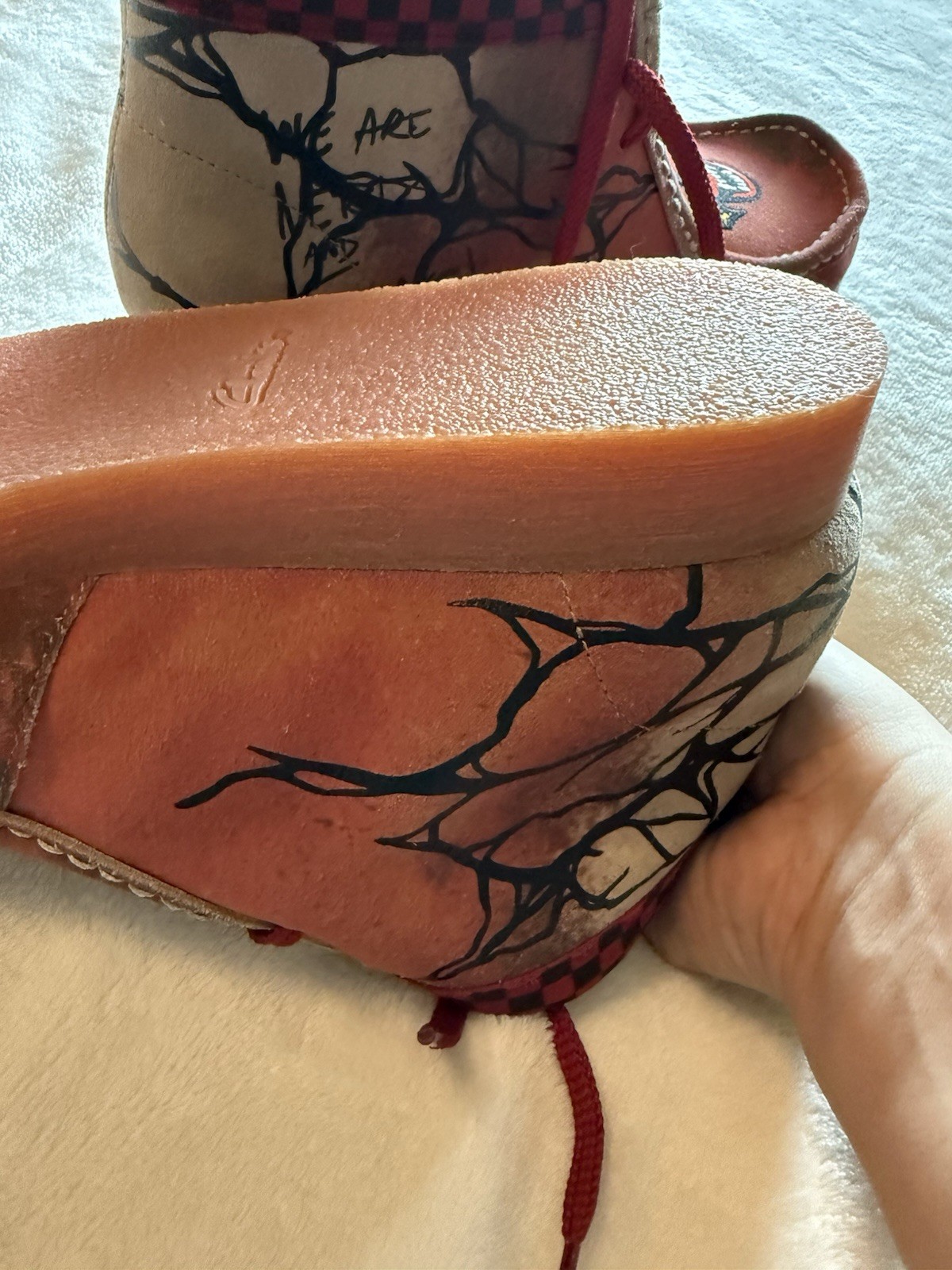 Stranger Things X Clark’s Men Vecna Chukka Boot Hellfire Club BNWT 10 Netflix image 6