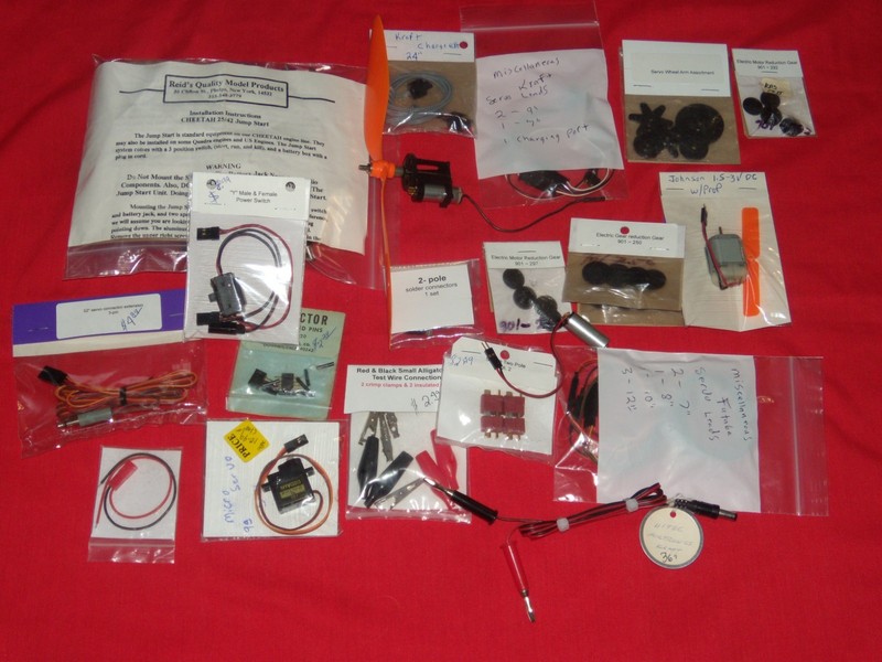 Futaba,Kraft, Airtronics, Reid's and other ~ Electric Model Airplane Accessories