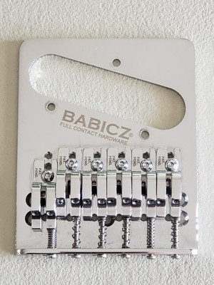 RARE Babicz FCH Tall Saddle Nickel Bridge Full Contact Telecaster Discontinued